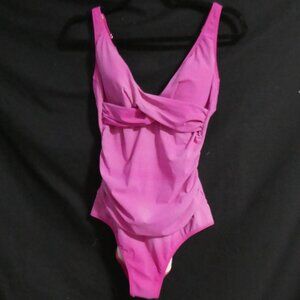 PROFILE By GOTTEX | size 12 | Pink One-Piece Swimsuit